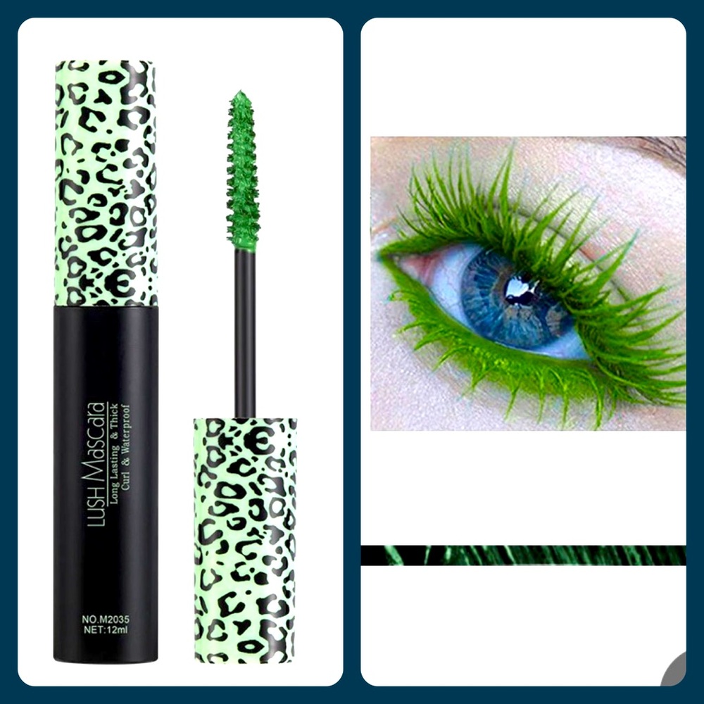 🆕LUSH- Mascara: Neon Green Waterproof and Smudge Proof